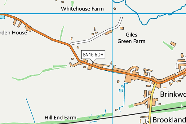 SN15 5DH map - OS VectorMap District (Ordnance Survey)