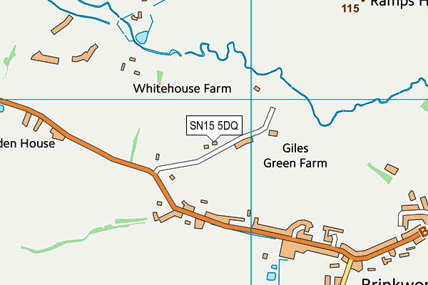 SN15 5DQ map - OS VectorMap District (Ordnance Survey)