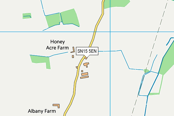 Dauntsey Road Playing Field map (SN15 5EN) - OS VectorMap District (Ordnance Survey)