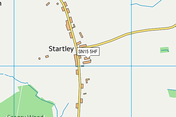 SN15 5HF map - OS VectorMap District (Ordnance Survey)