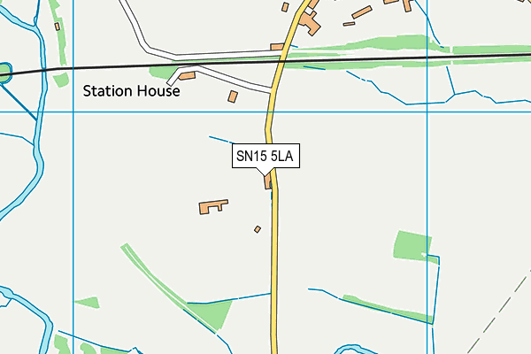 SN15 5LA map - OS VectorMap District (Ordnance Survey)