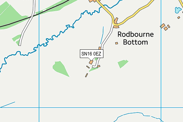 SN16 0EZ map - OS VectorMap District (Ordnance Survey)