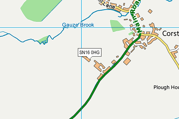 SN16 0HG map - OS VectorMap District (Ordnance Survey)