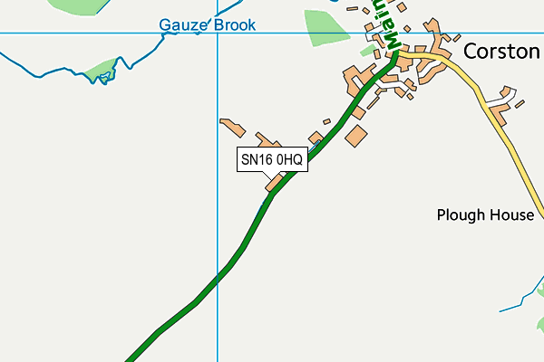 SN16 0HQ map - OS VectorMap District (Ordnance Survey)