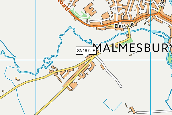 SN16 0JF map - OS VectorMap District (Ordnance Survey)