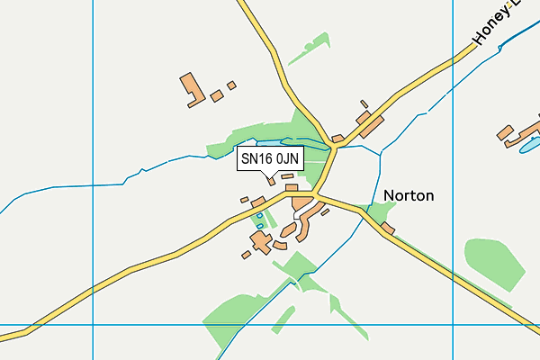 SN16 0JN map - OS VectorMap District (Ordnance Survey)