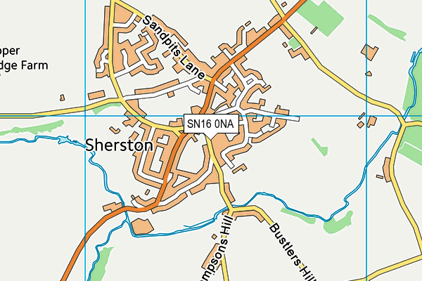 SN16 0NA map - OS VectorMap District (Ordnance Survey)