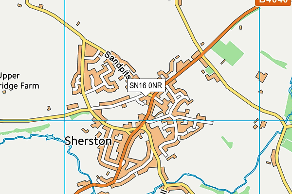 SN16 0NR map - OS VectorMap District (Ordnance Survey)