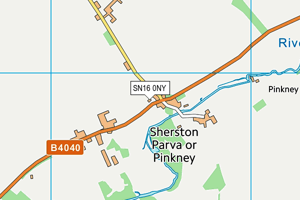 SN16 0NY map - OS VectorMap District (Ordnance Survey)
