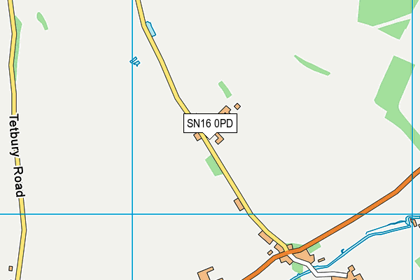 SN16 0PD map - OS VectorMap District (Ordnance Survey)