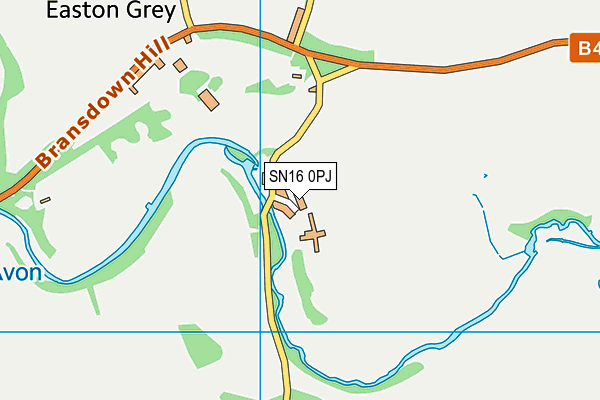 SN16 0PJ map - OS VectorMap District (Ordnance Survey)