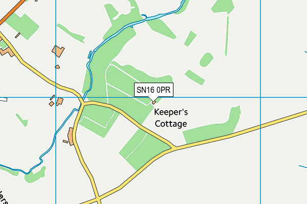 SN16 0PR map - OS VectorMap District (Ordnance Survey)