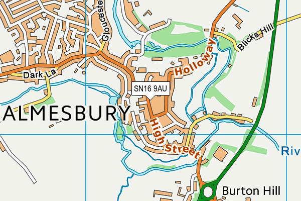 Map of MALMESBURY (2016) LTD at district scale