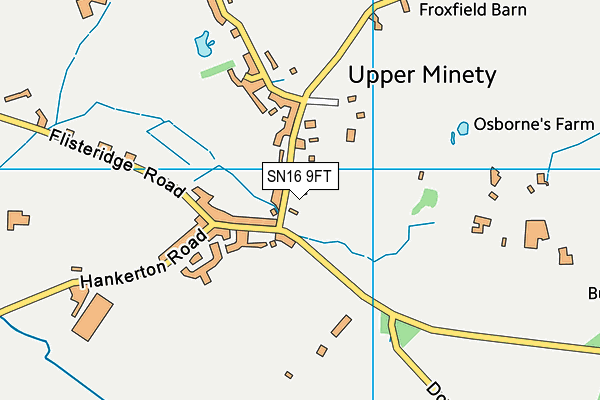 SN16 9FT map - OS VectorMap District (Ordnance Survey)