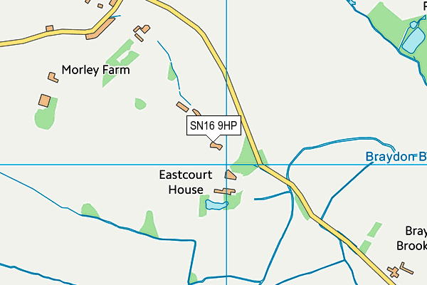 SN16 9HP map - OS VectorMap District (Ordnance Survey)