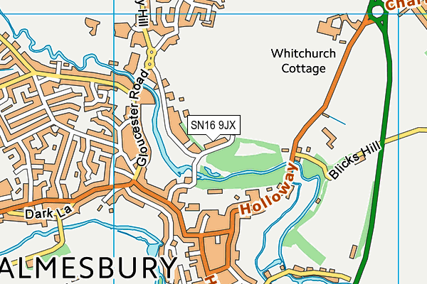 The Worthies map (SN16 9JX) - OS VectorMap District (Ordnance Survey)