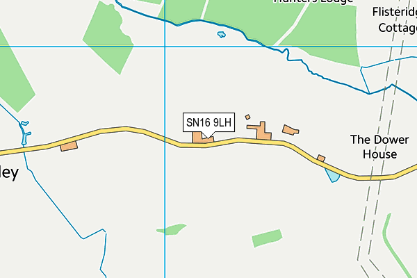 SN16 9LH map - OS VectorMap District (Ordnance Survey)