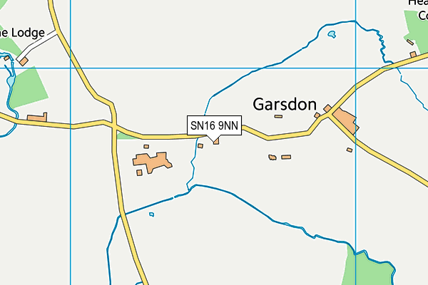 SN16 9NN map - OS VectorMap District (Ordnance Survey)