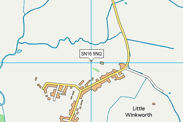 Lea And Garsdon Church Of England Primary School map (SN16 9NQ) - OS VectorMap District (Ordnance Survey)