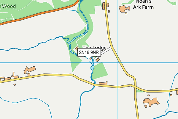 SN16 9NR map - OS VectorMap District (Ordnance Survey)