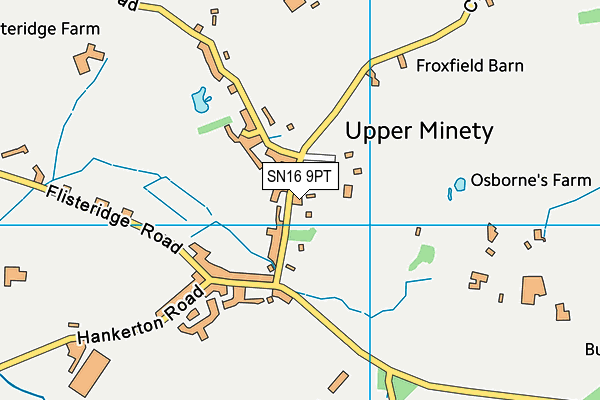 SN16 9PT map - OS VectorMap District (Ordnance Survey)