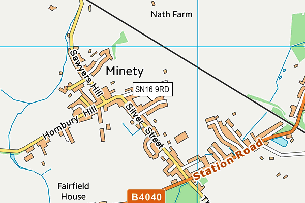 Map of HORNTON CONSULTING LIMITED at district scale