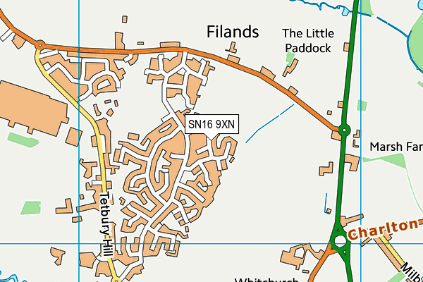 Map of MILLAR BELDON ASSOCIATES LIMITED at district scale