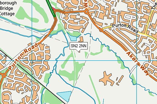 SN2 2NN map - OS VectorMap District (Ordnance Survey)