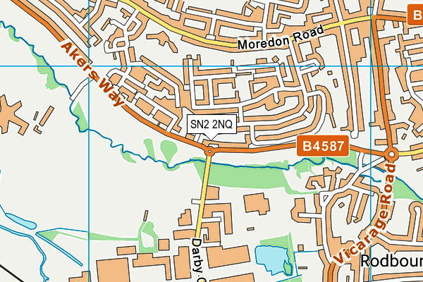SN2 2NQ map - OS VectorMap District (Ordnance Survey)
