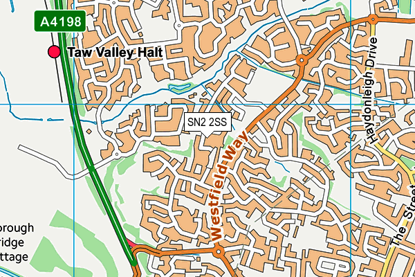 SN2 2SS map - OS VectorMap District (Ordnance Survey)