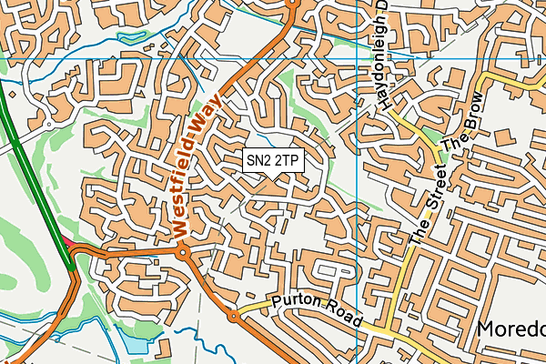 SN2 2TP map - OS VectorMap District (Ordnance Survey)