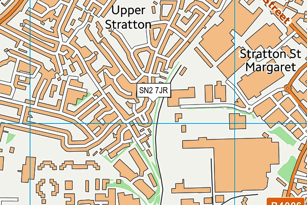 SN2 7JR map - OS VectorMap District (Ordnance Survey)