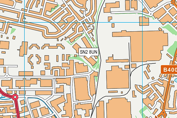 SN2 8UN map - OS VectorMap District (Ordnance Survey)