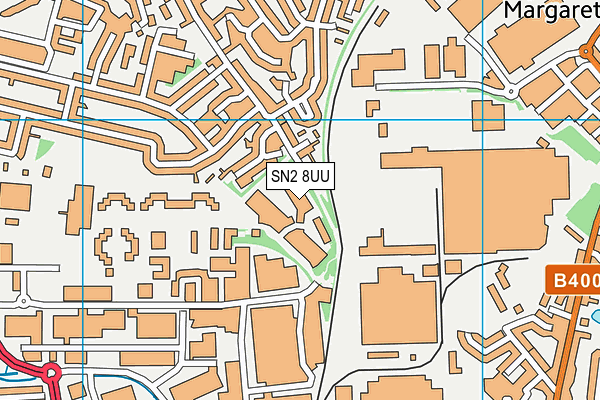 SN2 8UU map - OS VectorMap District (Ordnance Survey)
