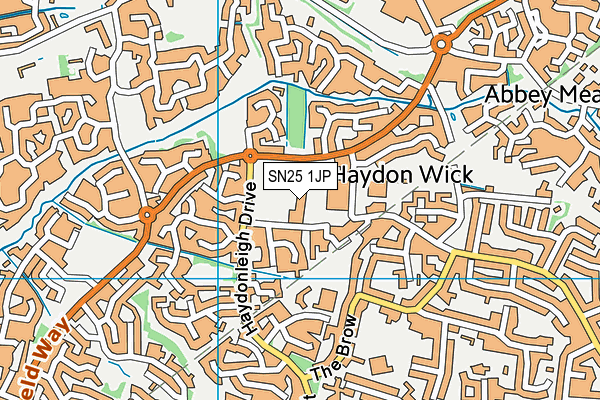 Haydonleigh Primary School map (SN25 1JP) - OS VectorMap District (Ordnance Survey)