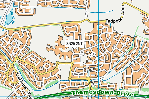 SN25 2NT map - OS VectorMap District (Ordnance Survey)