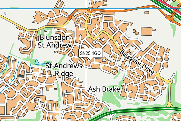 Map of ACE SCAFFOLDING (SWINDON) LTD at district scale