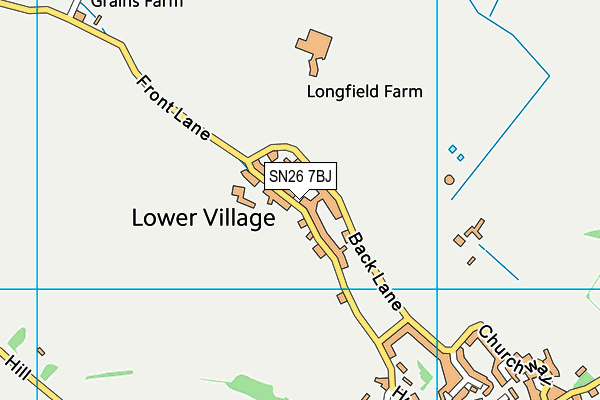 SN26 7BJ map - OS VectorMap District (Ordnance Survey)