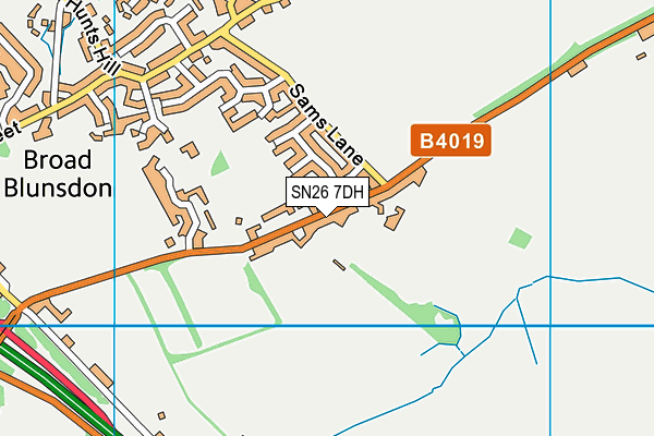 SN26 7DH map - OS VectorMap District (Ordnance Survey)