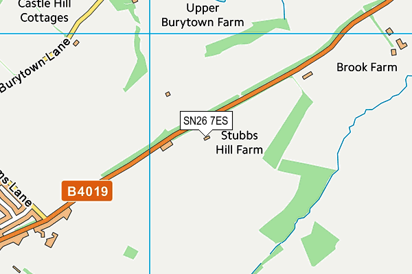 SN26 7ES map - OS VectorMap District (Ordnance Survey)