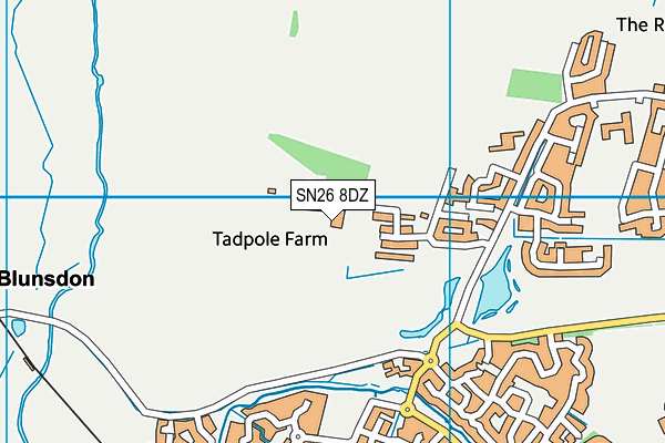 SN26 8DZ map - OS VectorMap District (Ordnance Survey)