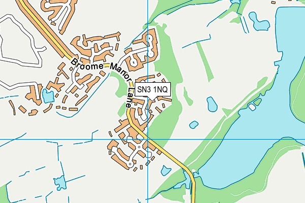 SN3 1NQ map - OS VectorMap District (Ordnance Survey)