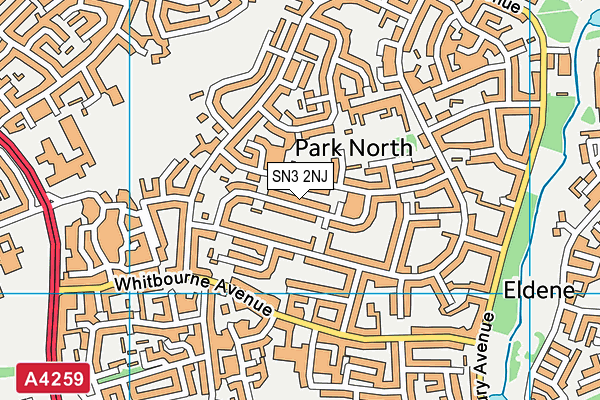 SN3 2NJ map - OS VectorMap District (Ordnance Survey)
