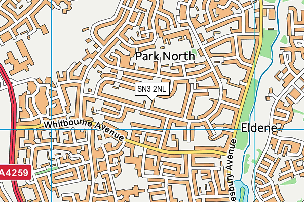 SN3 2NL map - OS VectorMap District (Ordnance Survey)