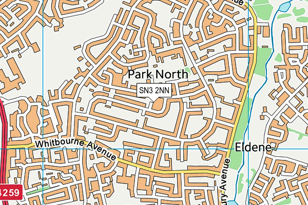 SN3 2NN map - OS VectorMap District (Ordnance Survey)