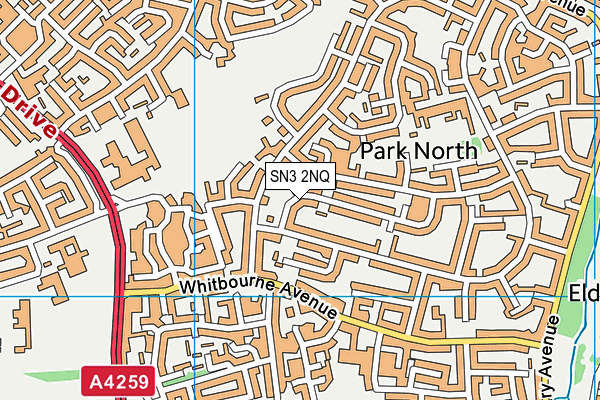 SN3 2NQ map - OS VectorMap District (Ordnance Survey)