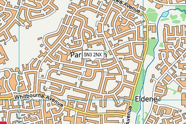 SN3 2NX map - OS VectorMap District (Ordnance Survey)