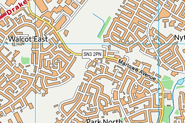 SN3 2PN map - OS VectorMap District (Ordnance Survey)