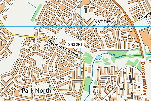 Holy Family Catholic Primary And Nursery School map (SN3 2PT) - OS VectorMap District (Ordnance Survey)