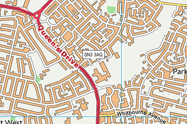 SN3 3AQ map - OS VectorMap District (Ordnance Survey)